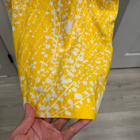 Vintage Valentino Miss V Yellow White Floral Skirt Set Dress 2 Pieces Small - Picture 12 of 12